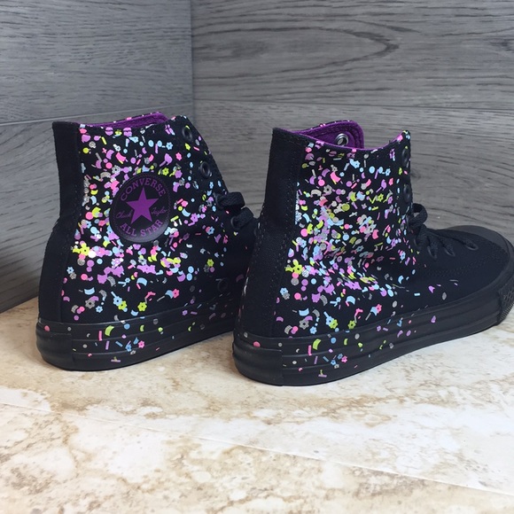 Converse CTAS HI BLACK/MULTI black/mult/conv - Picture 6 of 8